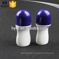 50ml white color plastic deodorant roll on bottle